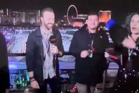 F1 Presenter Left Absolutely Terrified After On-Air Incident at Las Vegas GP