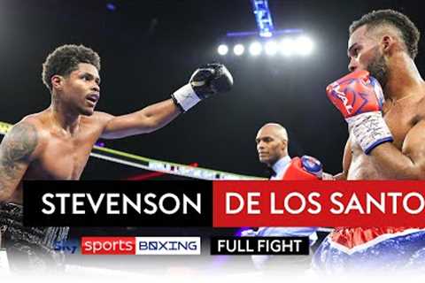 FULL FIGHT! Shakur Stevenson vs Edwin De Los Santos  World Title Fight 🏆