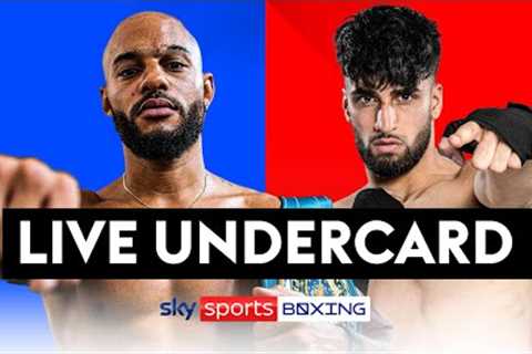 LIVE BOXING! Franck Petitjean vs Adam Azim  Live Undercard