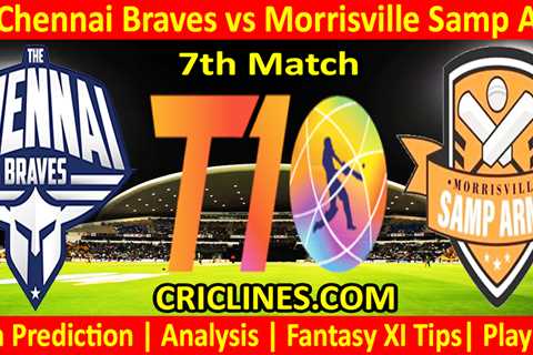 Today Match Prediction-TCB vs MSA-Dream11-Abu Dhabi T10 League-2023-7th Match-Who Will Win