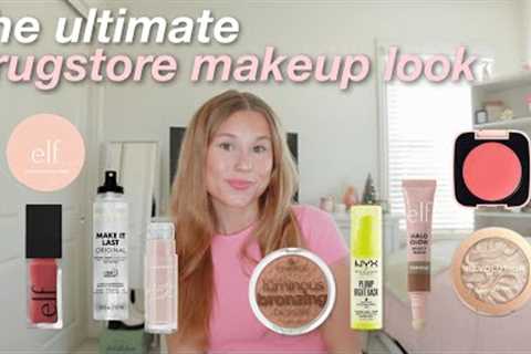 ULTIMATE DRUGSTORE MAKEUP TUTORIAL | best affordable makeup