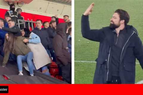 Southampton and Cardiff fans goad each other; Russell Martin taunts away end at full time