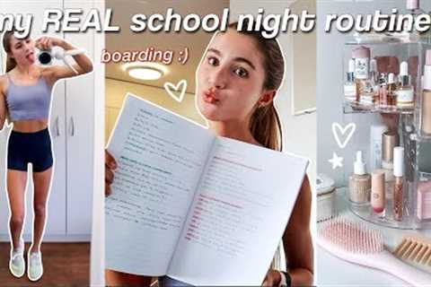 my REAL boarding school night routine 2023! *winter ski season*