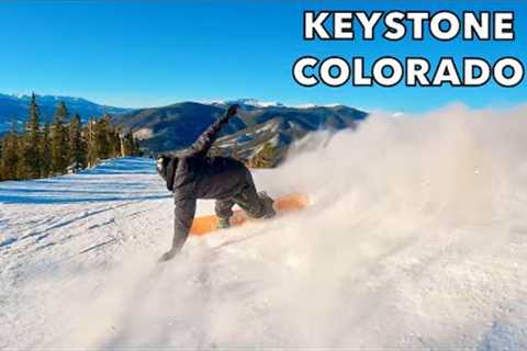 Colorado MADNESS Hot Laps At KEYSTONE | Snowboarding GNAR V TOUR 2023!