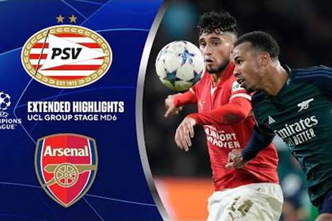 PSV vs. Arsenal: Extended Highlights | UCL Group Stage MD 6 | CBS Sports Golazo