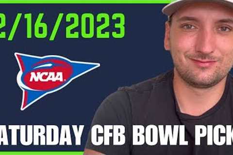 🚨2023 BOWL SEASON IS HERE🚨25-11 BOWL RECORD LAST YEAR! COLLEGE FOOTBALL PICKS FOR DECEMBER 16th!