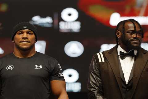 Deontay Wilder Reveals Backup Plan in Case Anthony Joshua Grudge Match Falls Through