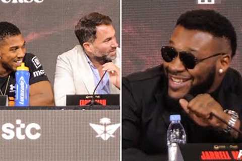 JARRELL MILLER CALLS OUT EDDIE HEARN FOR EXHIBITION TO HIS FACE RIGHT IN FRONT OF ANTHONY JOSHUA