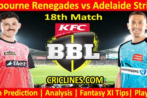 Today Match Prediction-MLR vs ADS-Dream11-BBL T20 2023-24-18th Match-Who Will Win