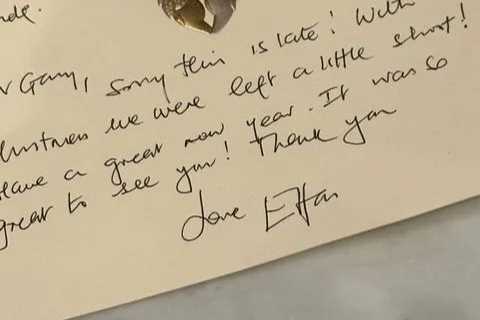 Gary Lineker Shares Cheeky Apology Note from Elton John After Finally Paying Bet