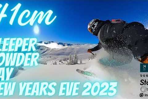 Sleeper Powder Day   New Years Eve 2023   41cm