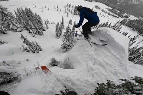 Finally! Skiing A Sharky Powder Day At Stevens Pass - Sunday Sendies #47, 1-6-2023