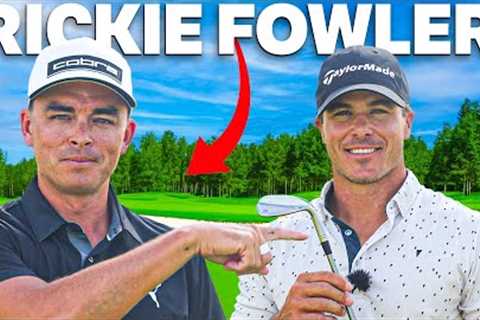 Rickie Fowler Gives Me A Lesson