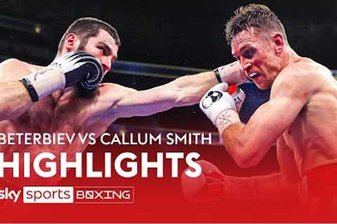 HIGHLIGHTS! Artur Beterbiev demolishes Callum Smith within seven rounds