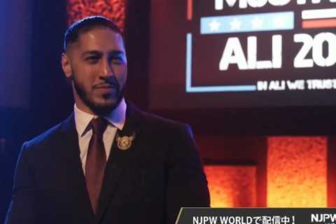 Mustafa Ali brings his campaign to NJPW