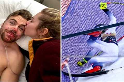 Skier, Aleksander Aamodt Kilde is Cared for by His Girlfriend after Being Airlifted to the Hospital