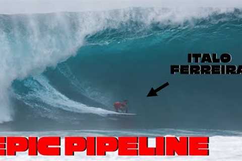 EPIC CONDITIONS AT PIPELINE (4K Raw) Full Day