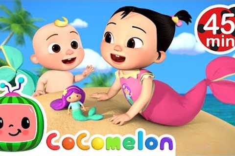 Mermaid at the Beach Song + Baby Shark + MORE CoComelon Nursery Rhymes & Kids Songs