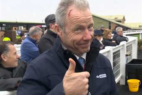 Sky Sports Host Left Bloodied After Horse Bites Chunk Out of His Head