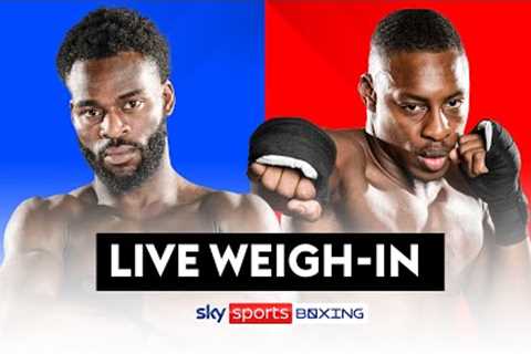 BUATSI VS AZEEZ  LIVE WEIGH-IN ⚖