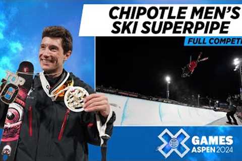 Chipotle Men’s Ski SuperPipe: FULL COMPETITION | X Games Aspen 2024