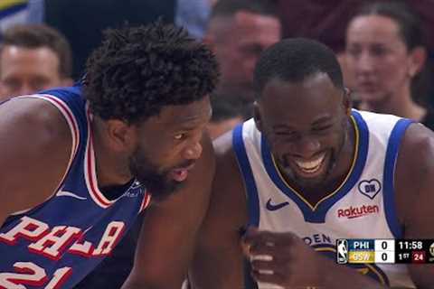 Draymond Fouls Embiid 0 Seconds Into Game 🤣