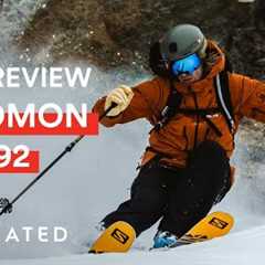 2023 Salomon QST 92 Ski Review (2024 Same Tech; Different Graphic) | Curated