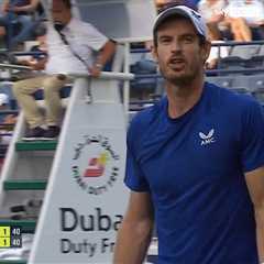 Andy Murray Warned by Umpire After Fiery Defeat in Dubai