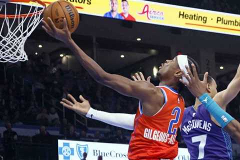 Shai Gilgeous-Alexander’s 31 points lead the Thunder past the Hornets