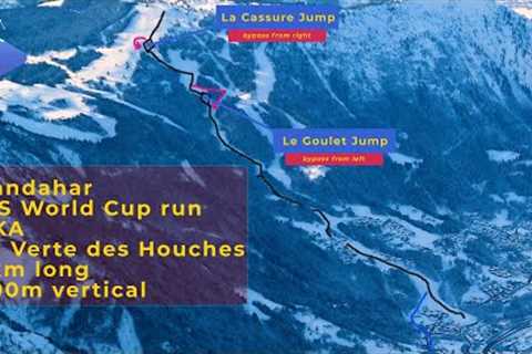 Kandahar black run Les Houches | FIS World Cup runs | Ski Resorts Video