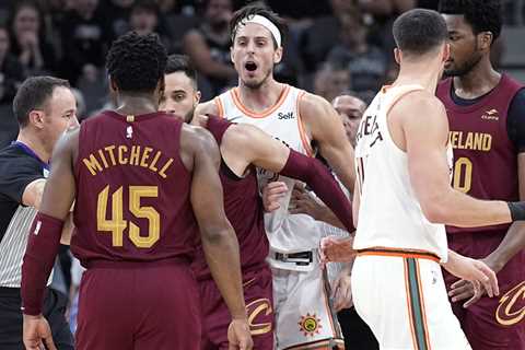 Cavaliers’ Donovan Mitchell Decries ‘Dirty’ Play That Led to Double Ejection vs. Spurs