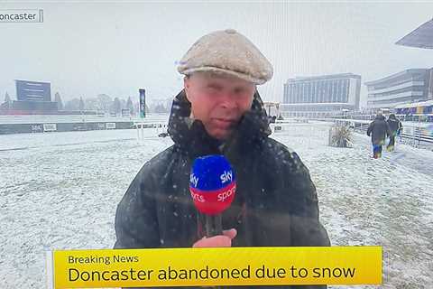 Jockeys Abandon Doncaster Races Due to Snowfall