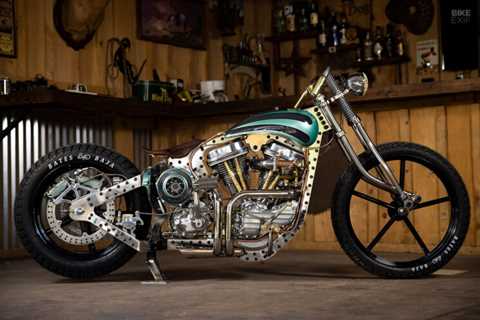 The People’s Champ: A Harley Panhead with a Merlin hand-crank starter