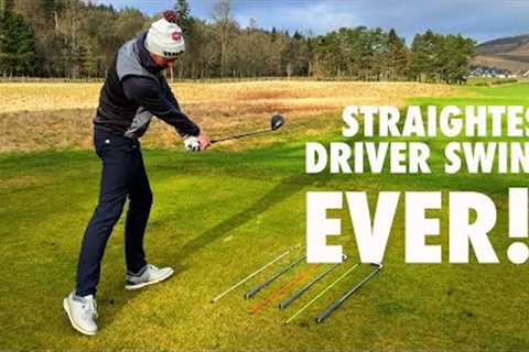 The EASIEST DRIVER SWING EVER For Straight Shots