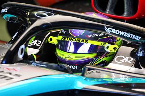 Lewis Hamilton's F1 Car Damaged in Practice Session