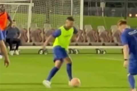 Eden Hazard Leaves Influencer in the Dust During Charity Match Training