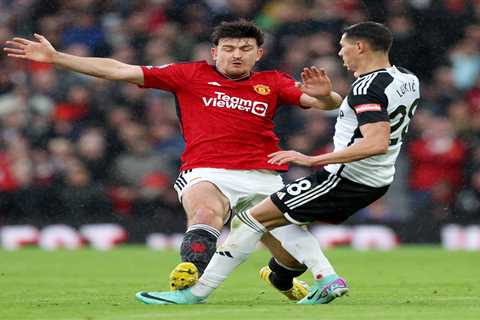 Harry Maguire Escapes Red Card for Reckless Challenge Against Fulham