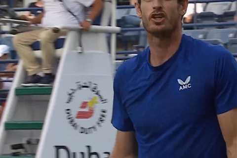 Andy Murray Warned by Umpire After Fiery Defeat in Dubai