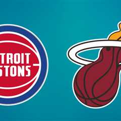 Pistons vs. Heat: Start time, where to watch, what’s the latest