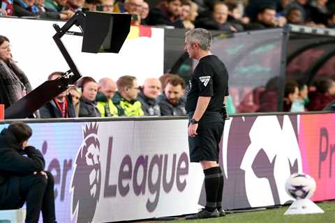 Mike Dean left speechless on Sky Sports after VAR confusion over ‘clear’ penalty in Premier League..