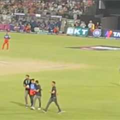 14-year-old kid breaches security, runs on field to hug Virat Kohli as video goes viral