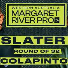 Kelly Slater vs Griffin Colapinto | Western Australia Margaret River Pro 2024 - Round of 32