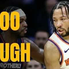 KNICKS GET IT DONE IN GM1, KNICKS ARE TOO TOUGH FOR THE SIXERS | MY REACTION