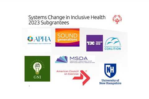 Special Olympics Announces the 2023 – 2024 Systems Change in Inclusive Health Subgrant Awardees