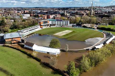 Cricket Ground in Worcester Flooded Just Days Before New Season