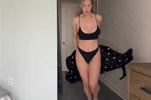 Paige Spiranac's Raunchy Run in Lingerie Leaves Fans Speechless