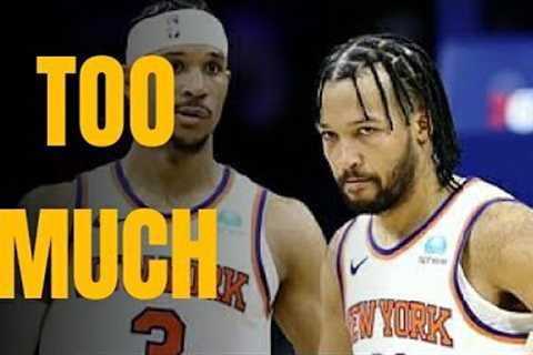 KNICKS RAN THREW THE CELTICS, IT LOOKED TOO EASY! | MY REACTION