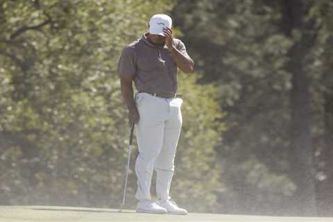 Tiger Woods seals record-breaking 24th consecutive cut at The Masters 2024 after battling through..