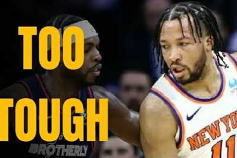 KNICKS GET IT DONE IN GM1, KNICKS ARE TOO TOUGH FOR THE SIXERS | MY REACTION