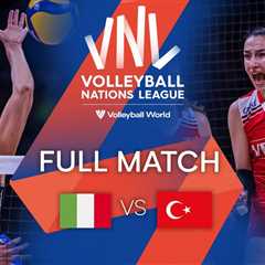 ITA vs.  TUR – Full Match | Semi Final | Women’s VNL 2022